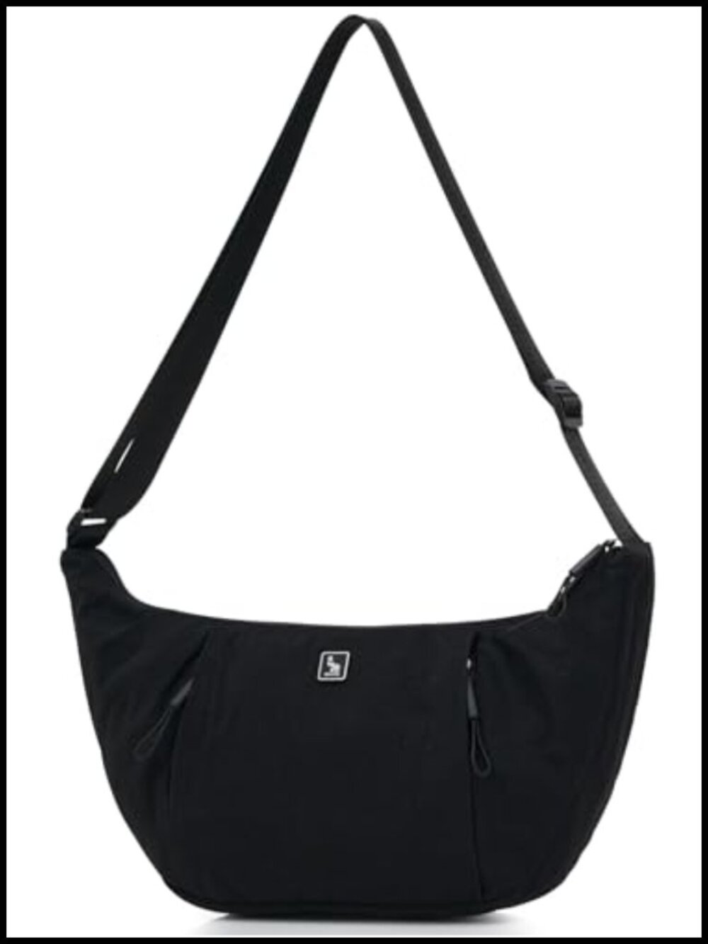 Nylon Crescent Crossbody Bag Lightweight Hobo Sling Purse